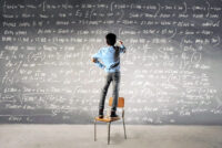 Inductive verses deductive reasoning.